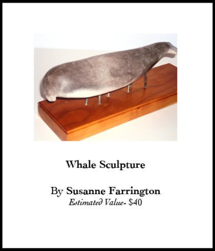 Susanne Farrington Whale Sculpture